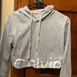 Calvin Klein cropped hoodie